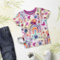 Preview: Jersey Regenbogenfrühling lila
